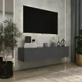 Тумба под ТВ Серый 150х32х38 Olympia