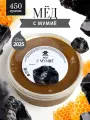 Натуральный мед с алтайским мумие 450 г, вкусный подарок