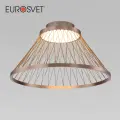 Люстра / Потолочный светильник Eurosvet Cesta 40019/1 LED, 40 Вт, 3000K, цвет коричневый