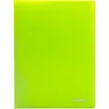Упаковка 7 шт. Папка 20 вкладышей BRAUBERG Neon, 16 мм, неоновая, зеленая, 700 мкм, 227448