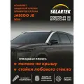 JAECOO J8 2024 Глянцевые пленки на стойки лобового стекла и крышу