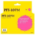 Струйный картридж T2 IC-CPFI-107M (PFI-107M/107M/107) для принтеров Canon, пурпурный