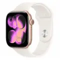Apple Watch Series 11 GPS 42 mm, Rose Gold Aluminum Light Blush Sport Band M/L (MEU44)