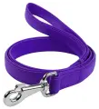 Поводок WAUDOG Glamour (ширина 12мм, длина 122см) фиолетовый (1 шт)