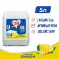 HausHerz Сочный лимон средство для мытья посуды бесфосфатное 5 л