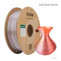 Филамент Esun SILK PLA+, для 3D принтера, золотой / серебряный / бронзовый, 1кг