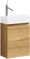 Тумба под раковину Aqwella Леон-МР Т4/DS дуб сонома