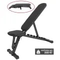 Силовая скамья для жима (складная) Черная