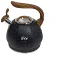 Чайник для плиты TECO TC-122-B, нержавейка, 3,0 л со свистком