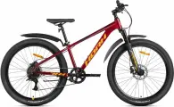 Велосипед горный HORH ROHAN RHD2.0 26 (2025) Burgundy-Orange, для подростков на рост 145-160 см, алюминиевая рама 13,5