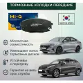 Колодки тормозные передние Hyundai Solaris, Kia Rio 3, Ceed, Cerato