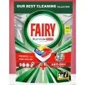 Капсулы таблетки для посудомоечной машины Fairy Platinum Plus All in One Лимон, бесфосфатные таблетки для мытья посуды, 48 шт.