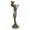 Статуэтка-подсвечник Девушка с огненными волосами (Veronese) WS-967