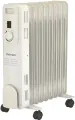 Масляный радиатор Monlan MR-25, 11секций, белый, регулировка мощности, термостат