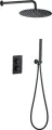 Душевая система Allen Brau Priority 5.31013-31 с термостатом Черная матовая латунь встраиваемый без излива со смесителем