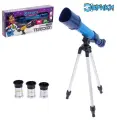 Астрономический телескоп детский Космос с регулируемым штативом и фокусировкой, увеличение Х40, Х60, Х80, микс