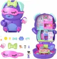 Фигурки Mattel Polly Pocket - Игровой набор для пижамной вечеринки Собачка с куклами и аксессуарами - Полли Покет JCR38