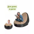 Надувное кресло с пуфом