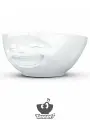 Салатник порционный Tassen Мимика Laughing 350 мл, фарфор, белый