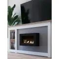 Биокамин настенный Subor L 800-400N, настольный, черная сталь, 80x40x14 см