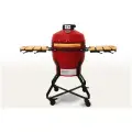 Start Grill Керамический гриль-барбекю 18 дюймов (45 см) красный