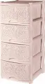 Комод Keeplex Fiori (KL377112005), 4 секции, 48х41х94,5, бежевый топаз