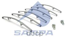 Р/к торм. колодок! 6 пружин, 2 болта, для 29030 RVI, MAN SAMPA арт. 093582