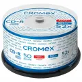 Диски CD-R CROMEX, 700 Mb, 52x, Cake Box (упаковка на шпиле), комплект 50 шт, 513772, в наборе 1 компл.