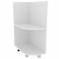 Шкаф кухонный напольный, 30х50х85 см, угловой, открытый, Стол 300, без столешницы - белый