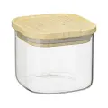 Банка для хранения квадратная Glass Bamboo, 600 мл