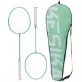 Набор бадминтонных ракеток 'KESIKA', 2 шт/чехол, металл/полиэстер, 65см, зеленый