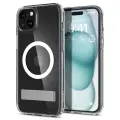 Чехол Spigen на Apple iPhone 15 (ACS06807) Ultra Hybrid S MagFit / Спиген чехол для Айфон 15 MagSafe, противоударный, с защитой камеры, прозрачный