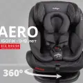 Автокресло Indigo AERO ISOFIX, ST-3, черный-красный