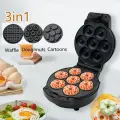 Устройство для приготовления бутербродов 3 в 1, вафель, пончиков и хлеба для завтрака
