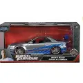 Машинка JADA 1:24 Nissan skyline gt-r R34 Fast and Furious alloy car model gifts