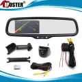 Замена iPoster 4,3-дюймовый ЖК-экран, автомобильное зеркало заднего вида, монитор No 1, кронштейн + камера заднего вида для Toyota Jeep Ford Nissan