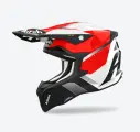 Шлем кроссовый Airoh Stryker Blazer red gloss, размер XS красный белый серый черный