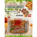 Сухарики Гренки 777 со вкусом аджики (контейнер), 12 шт по 150 гр