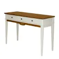 Туалетный столик Пенни, белый/антик, 1200х445х800 мм, массив сосны