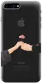 Силиконовый чехол на Apple iPhone 8 Plus / 7 Plus / Эпл Айфон 7 Плюс / 8 Плюс с рисунком Hands