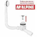 Сифон для ванны McALPINE HC2600CLWH, очистка снаружи, клик-клак, цвет: Белый