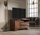 Тумба под телевизор Kentaki RTV1D2S каштановая, напольная с ящиками и полкой