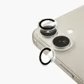 Защитные линзы для камеры iPhone 16 KEEPHONE — Закаленное стекло 9H c покрытием AR прозрачная кромка — Clear