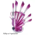 Набор ножей 9 пр. на подставке
