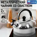 Чайник со свистком HOME ELEMENT HE-WK1602B сталь