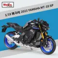 Maisto 1:18 Yamaha MT10 SP металлическая модель мотоцикла 14+