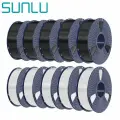 SUNLU PETG Filament, Black+white, 1.75mm,10PCS,13KG, with detachable spool.enhanced toughness and is suitable for 3D printers