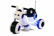 Электромотоцикл(трицикл) Harleybella HL300, детский, белый, с пультом управления