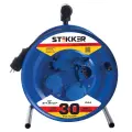 Удлинитель на катушке с/з 4-местный Stekker Professional PRF02-31-30, 30м, 3*1,5 синий 39786