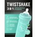 Детская антиколиковая бутылочка Twistshake для кормления, 260 мл, от 2+ мес. Бирюзовый